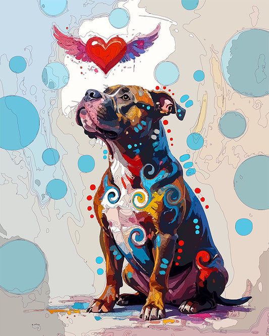 The Free Spirit Pittie Mini Print (Ltd. Edition) (041626)