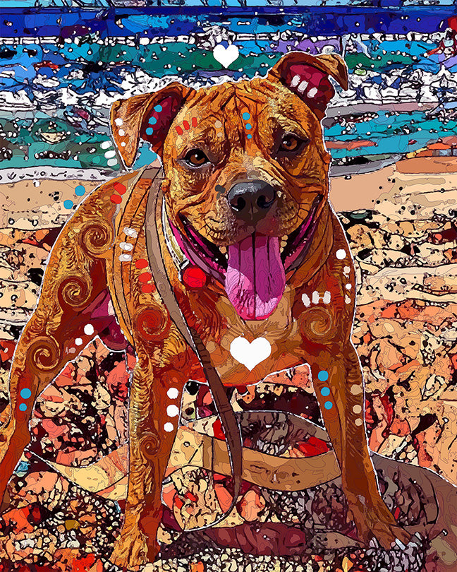 The Furever Beach Day Pup Mini Print (Ltd. Edition) (081226)
