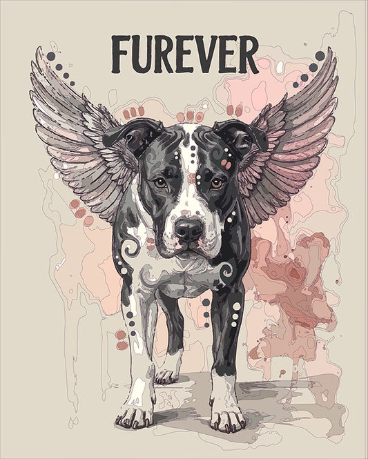 The Furever Dream Pittie Mini Print (Ltd. Edition) (112625)