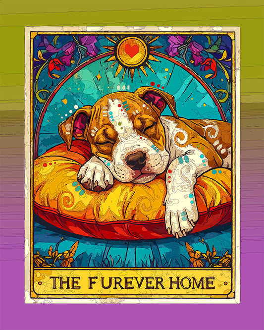 The Furever Home Tarot Mini Print (Ltd. Edition) (051826)
