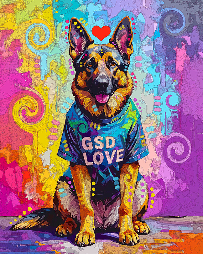 The GSD Love Tee Mini Print (Ltd. Edition) (091625)