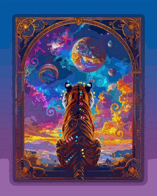 The Galaxy Tiger Mini Print (Ltd. Edition) (070926)