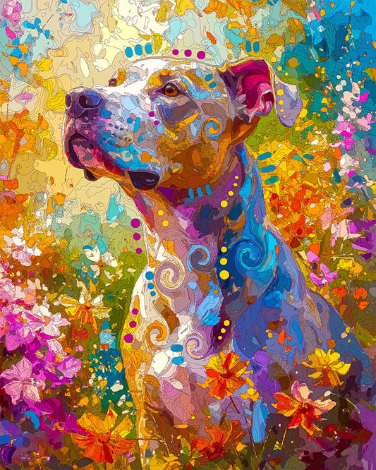 The Garden Impression Pittie Mini Print (Ltd. Edition) (032426)