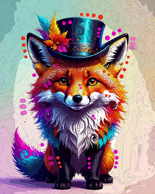 The Gentle Sophistication Fox Mini Print (Ltd. Edition) (081125)