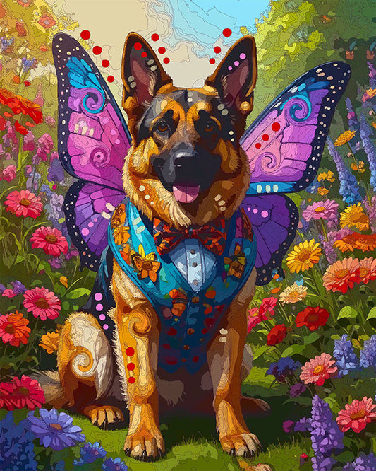 The Gentleman Butterfly Shepherd Mini Print (Ltd. Edition) (021226)