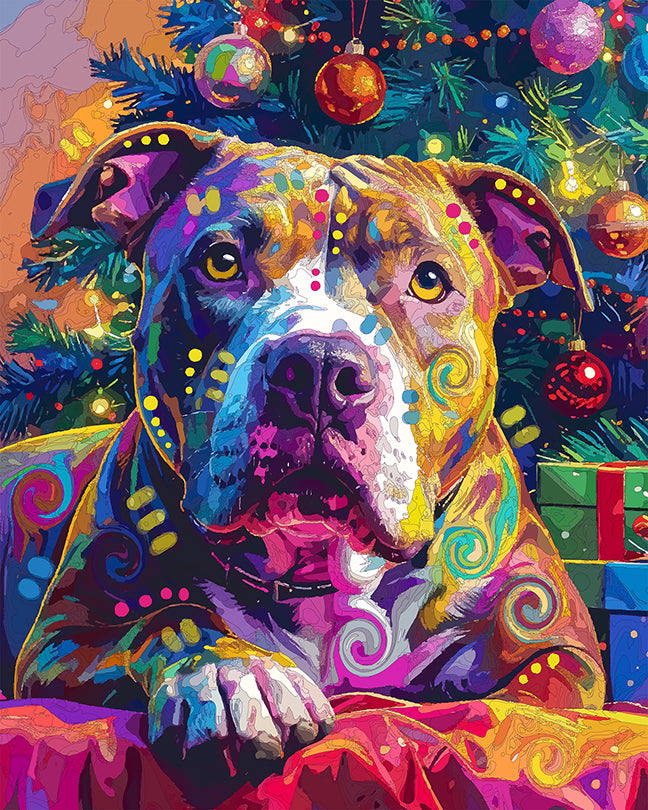 The Gift Sitter Pittie Mini Print (Ltd. Edition) (120125)