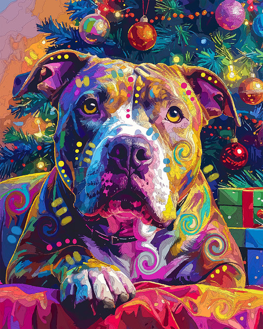 The Gift Sitter Pittie Mini Print (Ltd. Edition) (120125)