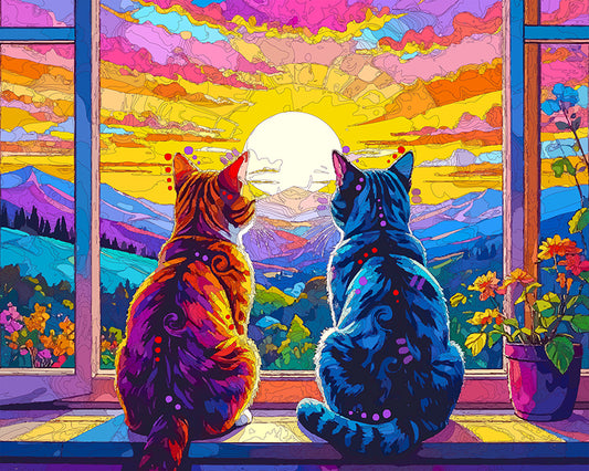 The Good Bye Summer Cats Mini Print (Ltd. Edition) (090125)