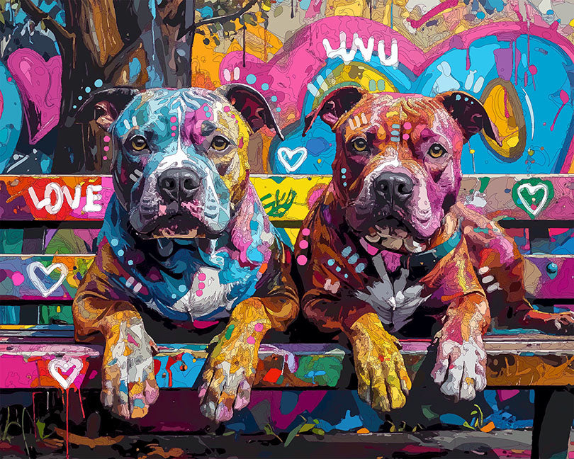 The Graffiti Park Bench Warmers Mini Print (Ltd. Edition) (111425)