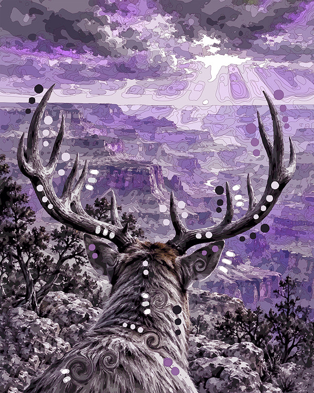 The Grand Canyon Elk Mini Print (Ltd. Edition) (093026)