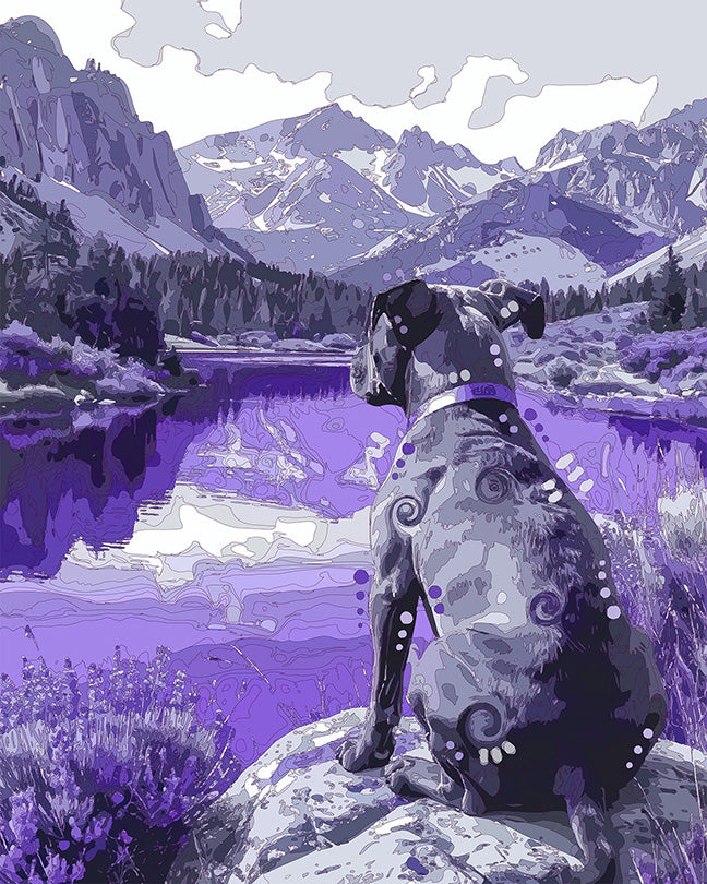 The Great Basin View Pittie Mini Print (Ltd. Edition) (081426)