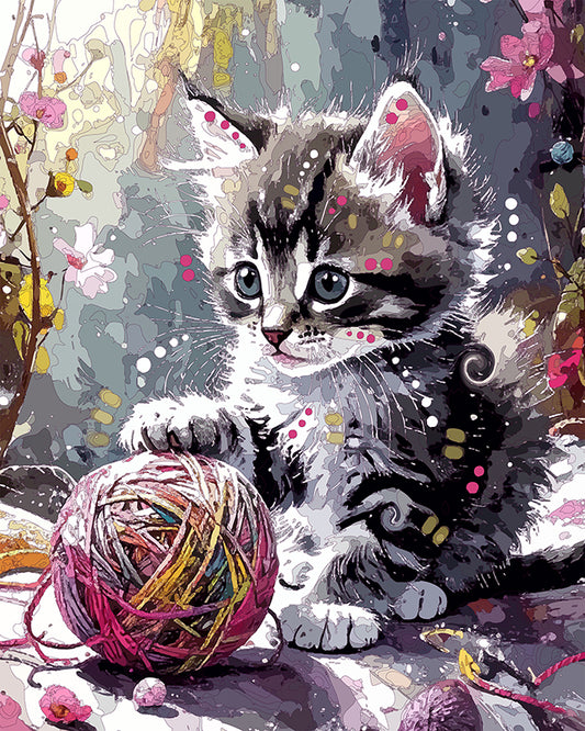 The Great Yarn Kitten Mini Print (Ltd. Edition) (072925)
