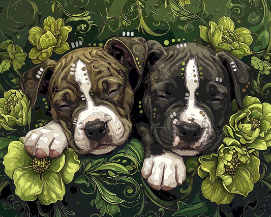 The Green Dignity Pitties Mini Print (Ltd. Edition) (121825)