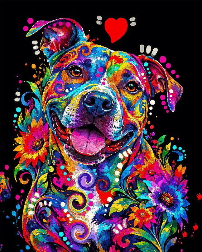 The Growing Love Pittie Mini Print (Ltd. Edition) (092226)