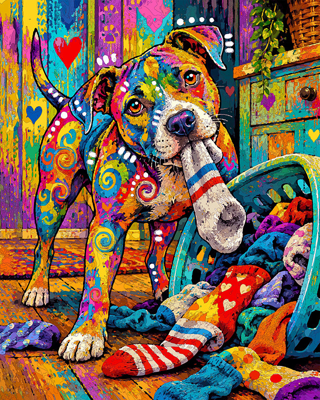 The Guilty Sock Thief Mini Print (Ltd. Edition) (102126)