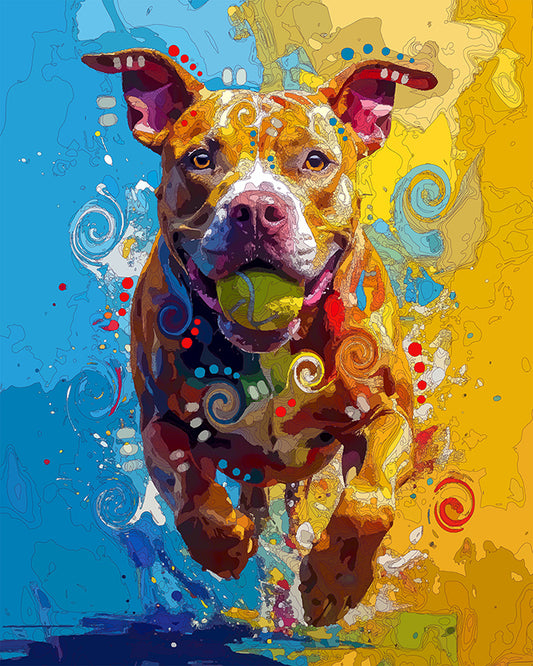 The Happy Fetcher Mini Print (Ltd. Edition) (010726)