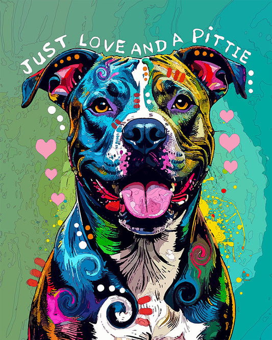 The Happy Thought Pittie Mini Print (Ltd. Edition) (022026)