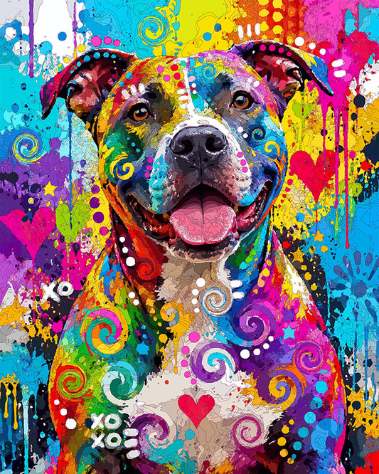 The Happy Well Mannered Pittie Pittie Mini Print (Ltd. Edition) (093026)