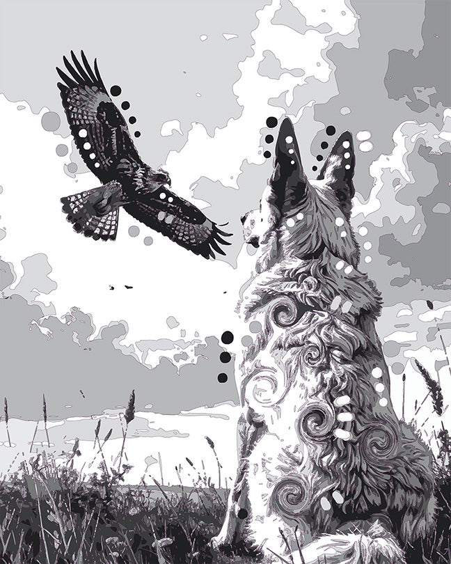 The Hawk Flight Shepherd Mini Print (Ltd. Edition) (082626)