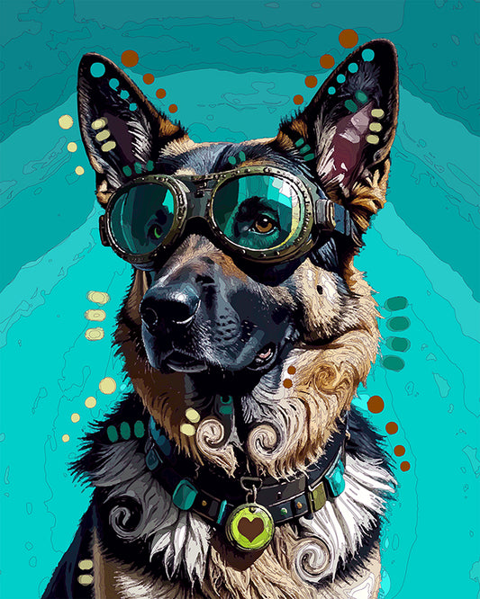 The Heart Bearing Goggle Shep Mini Print (Ltd. Edition) (010926)