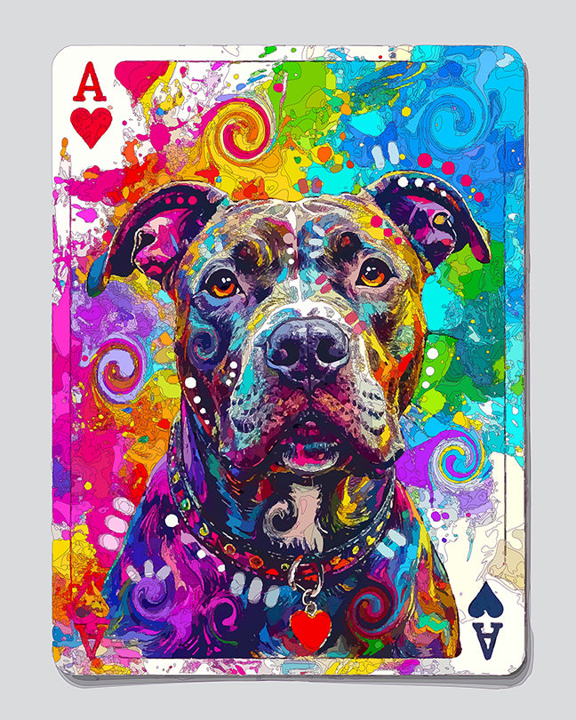 The Heart Card Pittie Mini Print (Ltd. Edition) (102125)