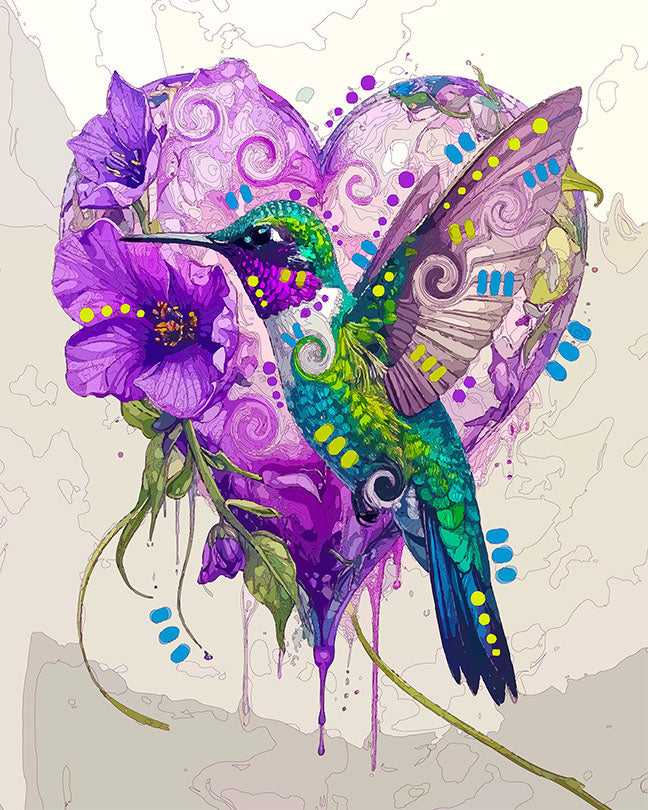 The Heart Carry Hummingbird Mini Print (Ltd. Edition) (022526)