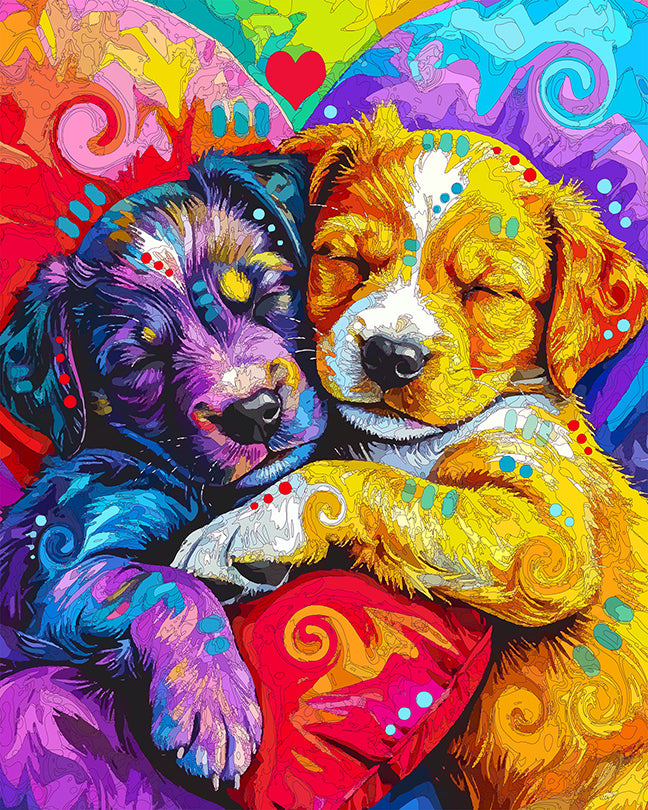 The Heart Dreamer Pups Mini Print (Ltd. Edition) (091625)