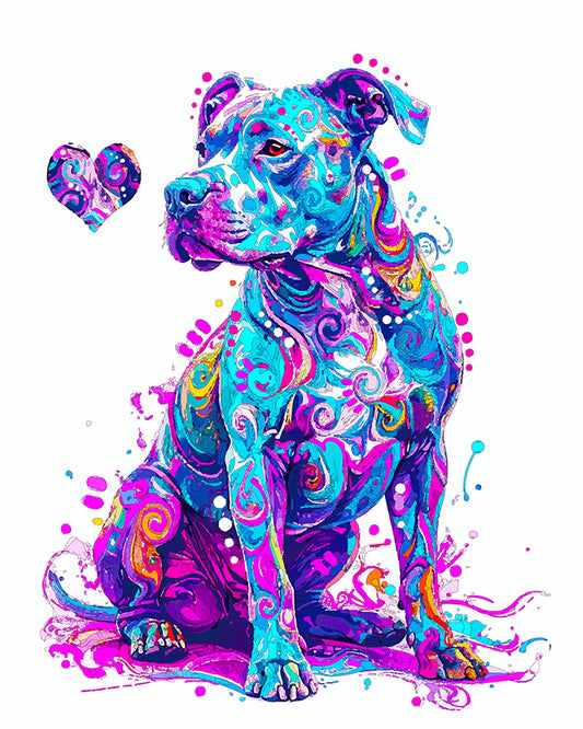 The Heart Seek Pittie Mini Print (Ltd. Edition) (100825)
