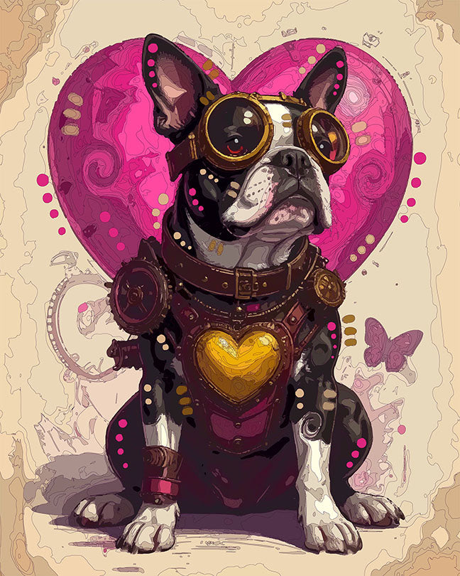 The Heartfelt Steampunk Boston Mini Print (Ltd. Edition) (121925)