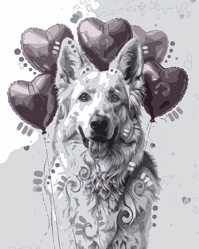 The Helium Heart Shep Mini Print (Ltd. Edition) (012626)