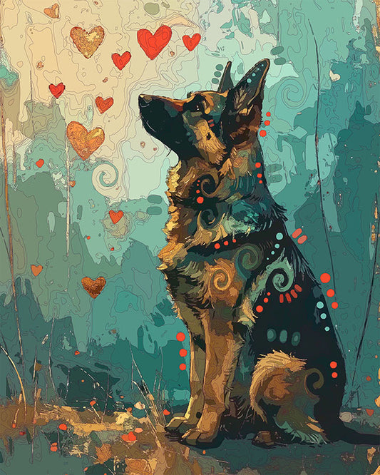 The Hello Heart Shep Mini Print (Ltd. Edition) (012126)