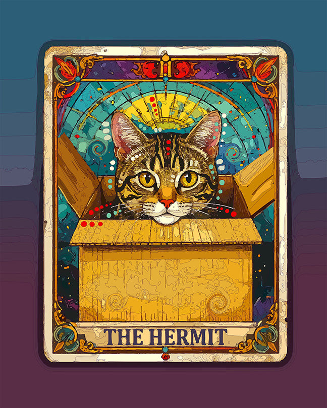 The Hermit Tarot Mini Print (Ltd. Edition) (072326)