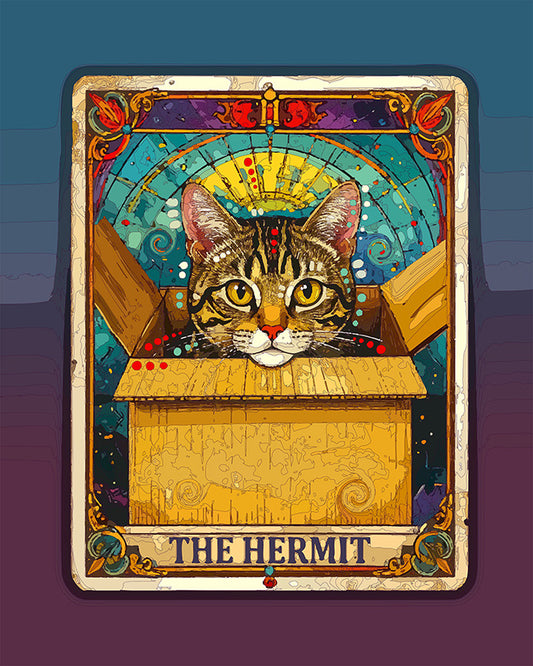 The Hermit Tarot Mini Print (Ltd. Edition) (072326)