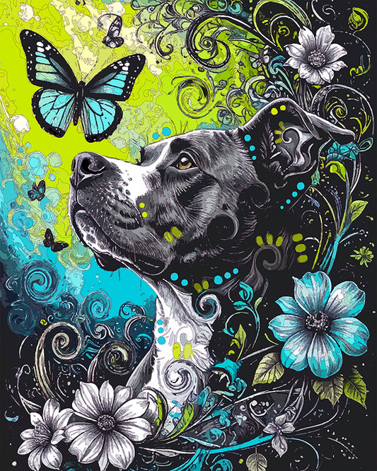 The Hideaway Pittie Mini Print (Ltd. Edition) (100325)