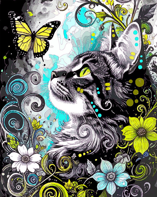 The Hideaway Tabby Mini Print (Ltd. Edition) (100325)