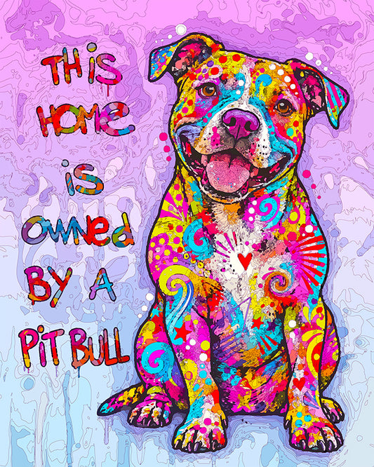 The Homeowner Pittie Mini Print (Ltd. Edition) (100626)