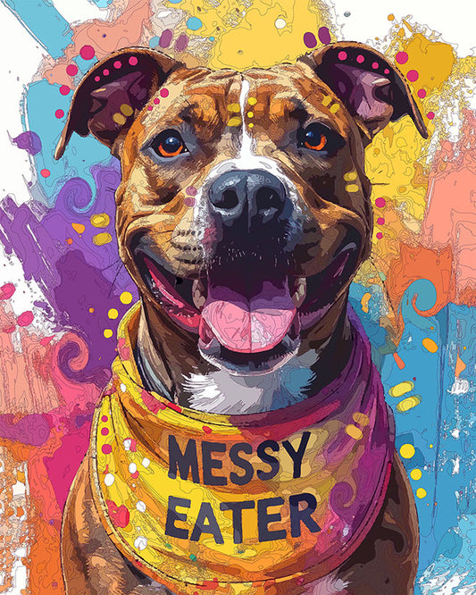 The Honest Bib Pittie Mini Print (Ltd. Edition) (012926)