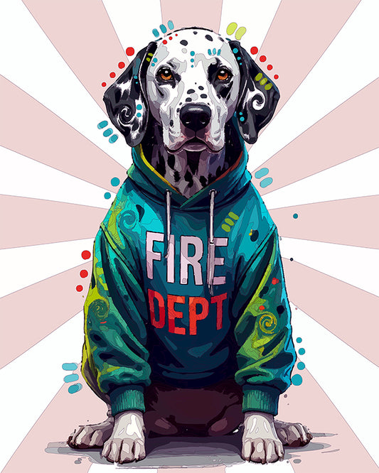 The Hoodie Dalmatian Mini Print (Ltd. Edition) (010726)