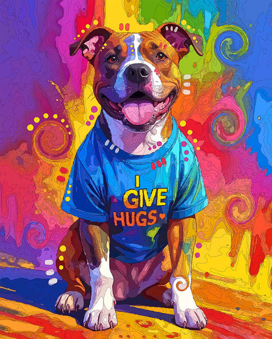 The Hug Tee Pittie Mini Print (Ltd. Edition) (031826)