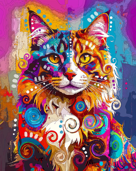 The Hypnotizing Longhair Mini Print (Ltd. Edition) (110525)