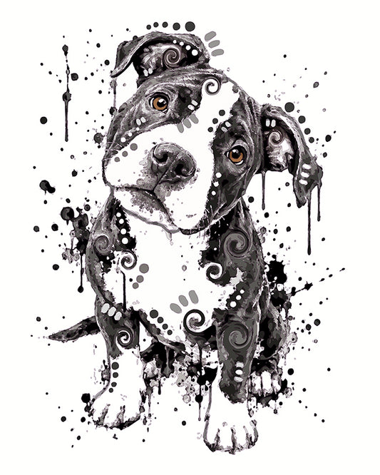The Ink Splash Pup Mini Print (Ltd. Edition) (102126)