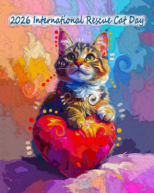 The International Rescue Cat Day Mini Print (Ltd. Edition) (030226)