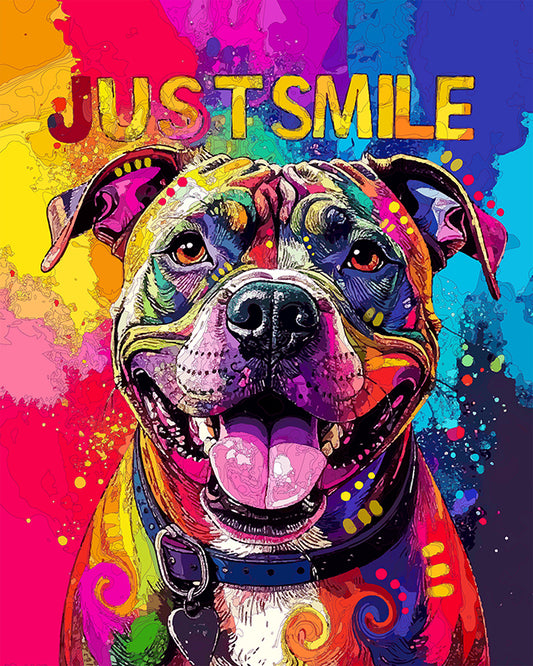 The JUSTSMILE Pittie Mini Print (Ltd. Edition) (082925)