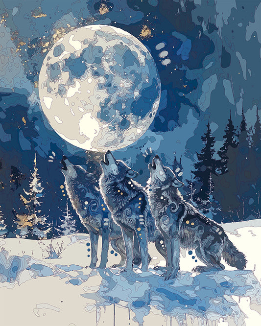 The January Wolf Moon Mini Print (Ltd. Edition) (010226)