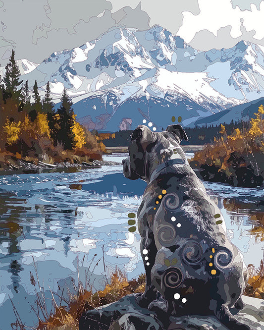 The Katmai View Pittie Mini Print (Ltd. Edition) (082426)
