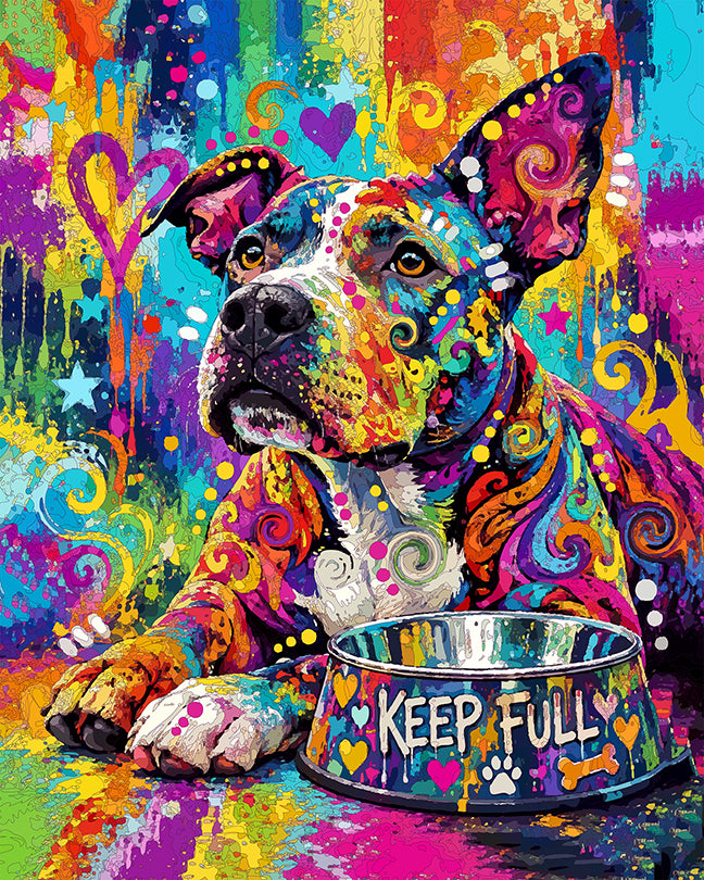 The Keep Full Bowl Pittie Mini Print (Ltd. Edition) (101926)