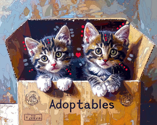 The Kittie Adoptables Mini Print (Ltd. Edition) (071625)