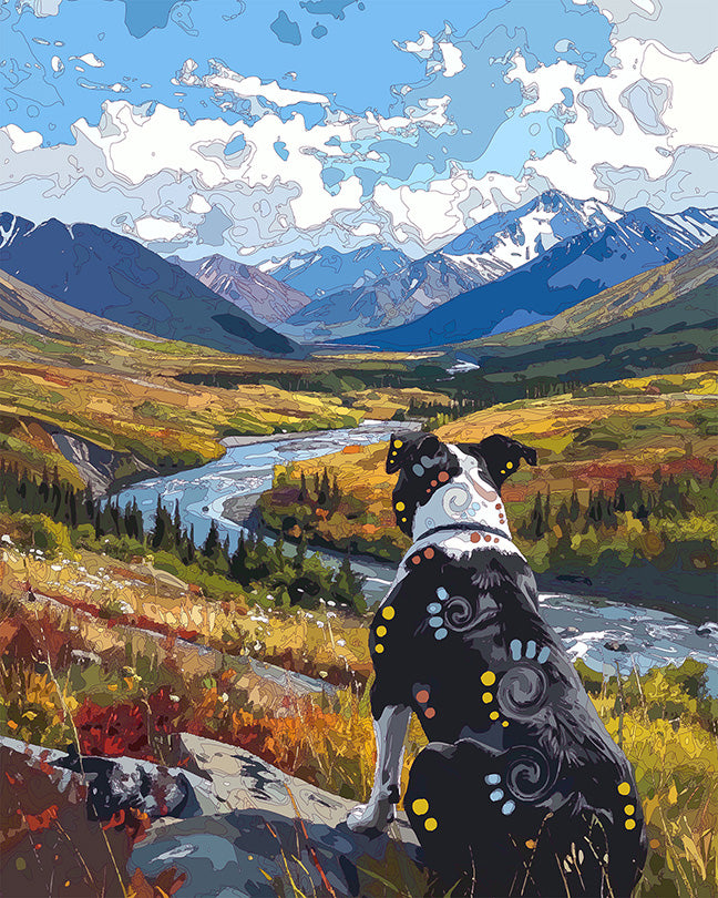 The Kobuk Valley View Pittie Mini Print (Ltd. Edition) (082426)