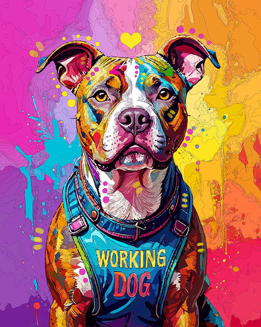 The Labor Day Dog Mini Print (Ltd. Edition) (082925)