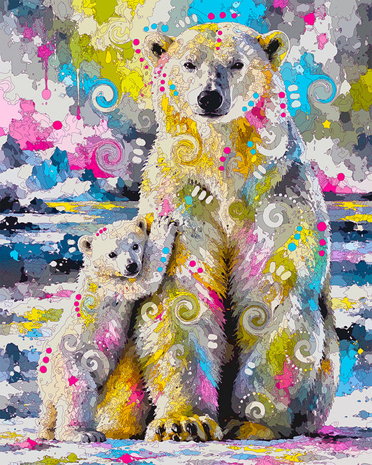 The Latch On Polar Cub Mini Print (Ltd. Edition) (100226)